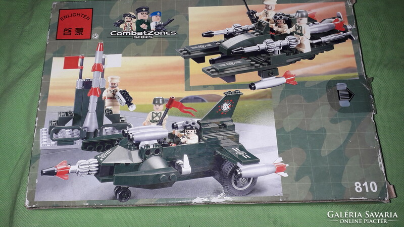 Enlighten - combat zones -fighters - lego-type building toy unplayed according to the pictures