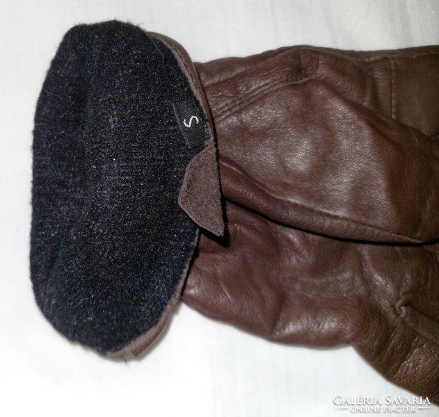 S men's leather gloves
