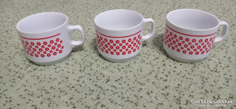 Zsolnay, retro, coffee cups. 3 Pcs.