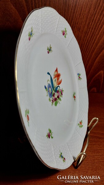 Herendi porcelán lapos tányér (25cm)