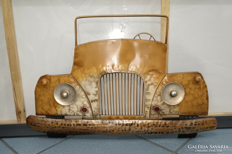 Old car metal wall decoration