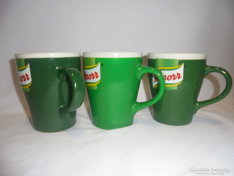 Három darab KNORR teás vagy leveses csésze, bögre - együtt