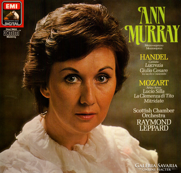 Ann Murray, Scottish Chamber Orchestra, Raymond Leppard - Handel / Mozart - Arias / Arien (LP, DMM