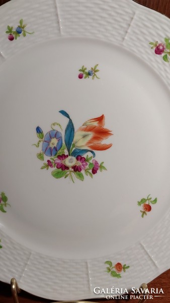 Herendi porcelán lapos tányér (25cm)