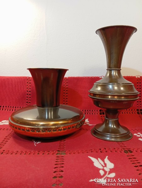 Retro copper art vases