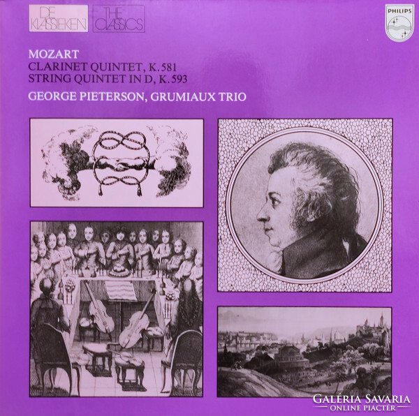 Mozart – pieterson, grumiaux trio - clarinet quintet, k. 581 / String quintet in d, k. 593 (Lp)