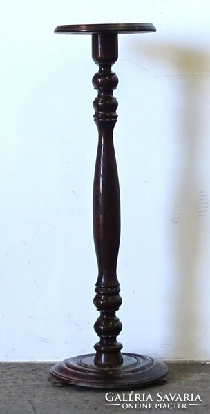 1Q147 old carved statue holder pedestal 94.5 Cm