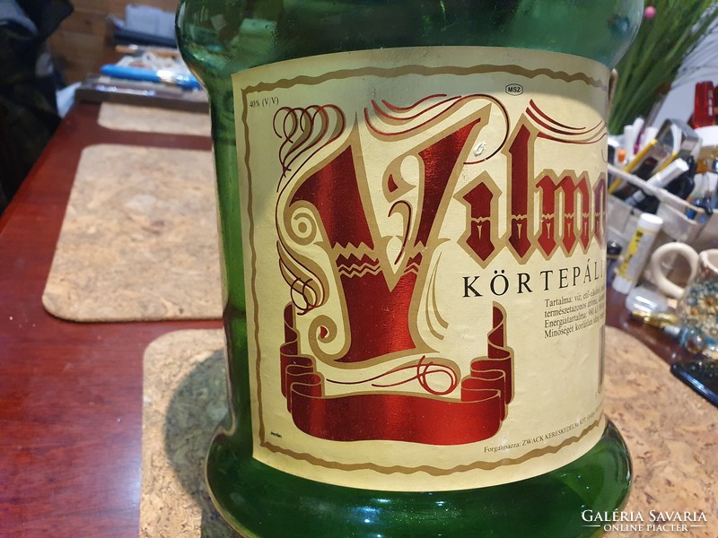 5 Liter Vilmos Pear Pálinka bottle in very nice condition