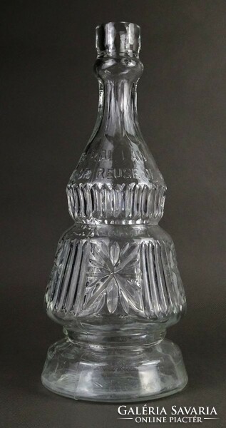 1Q095 Régi jelzett hibátlan Monimpex üveg palack 27 cm