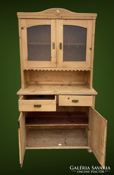 Very old, pine, rustic sideboard