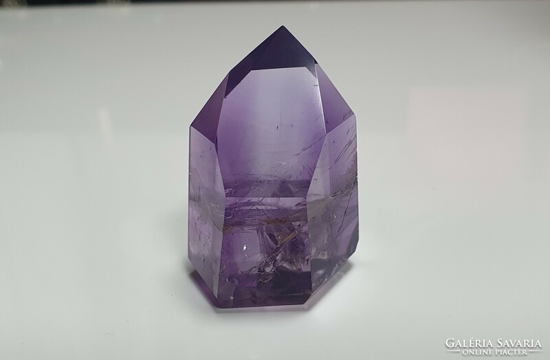 Deep purple amethyst tip 43 grams. With certification.