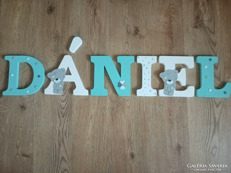 Decorative letter, baby letter, name, decoration, baby room, children's room,name plate, door name