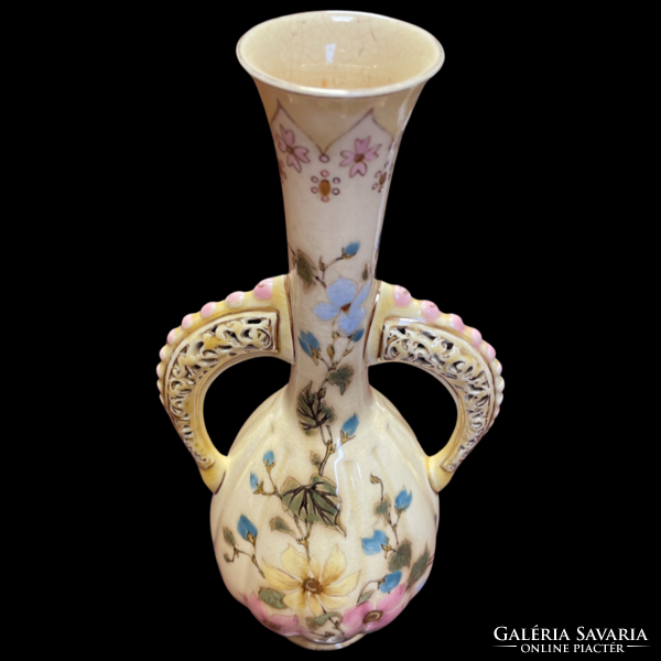 Historizáló Zsolnay váza
