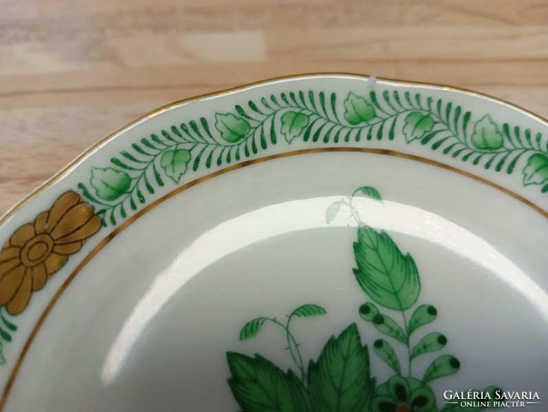 Herend green appony pattern bowl