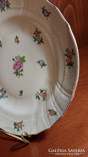 Herend porcelain semi-deep plate (26 cm) worn