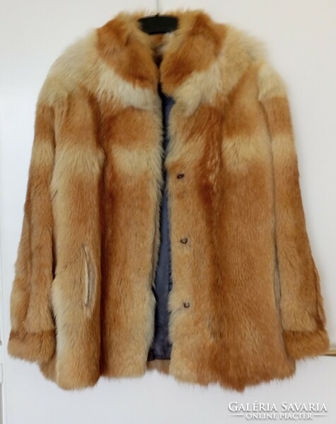 Women's red fox fur coat for sale!