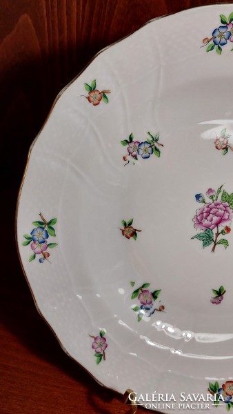 Herend porcelain semi-deep plate (26 cm) worn