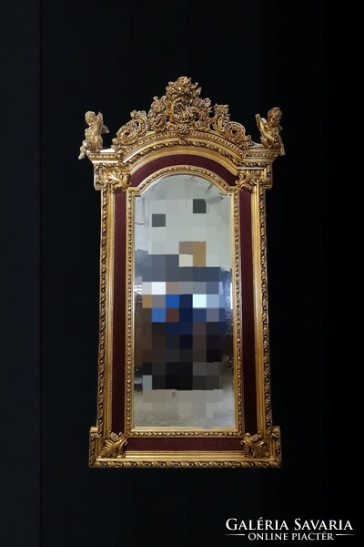 A794 huge gilded putt castle mirror