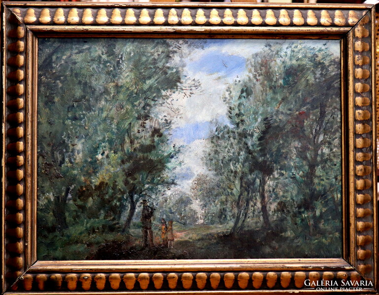 Lipót Hermann's painting with guarantee