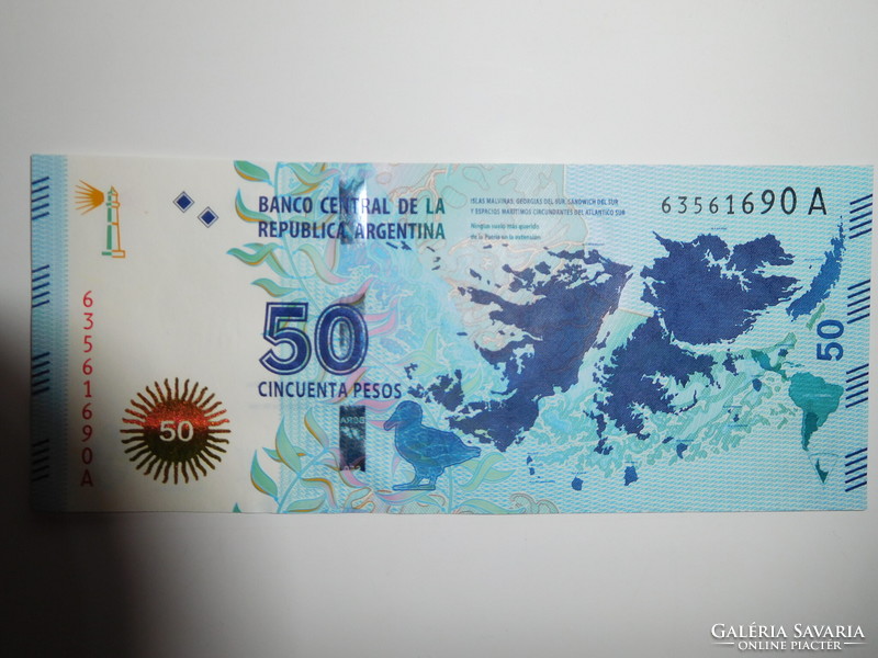 Argentína 50 peso 2015 UNC