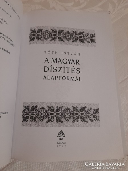 Tóth István A magyar díszítés alapformái