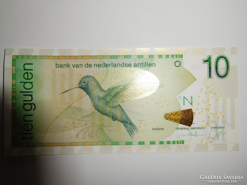 Netherlands Antilles 10 gulden 2014 unc