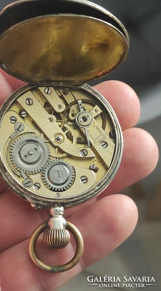 Silver pocket watch