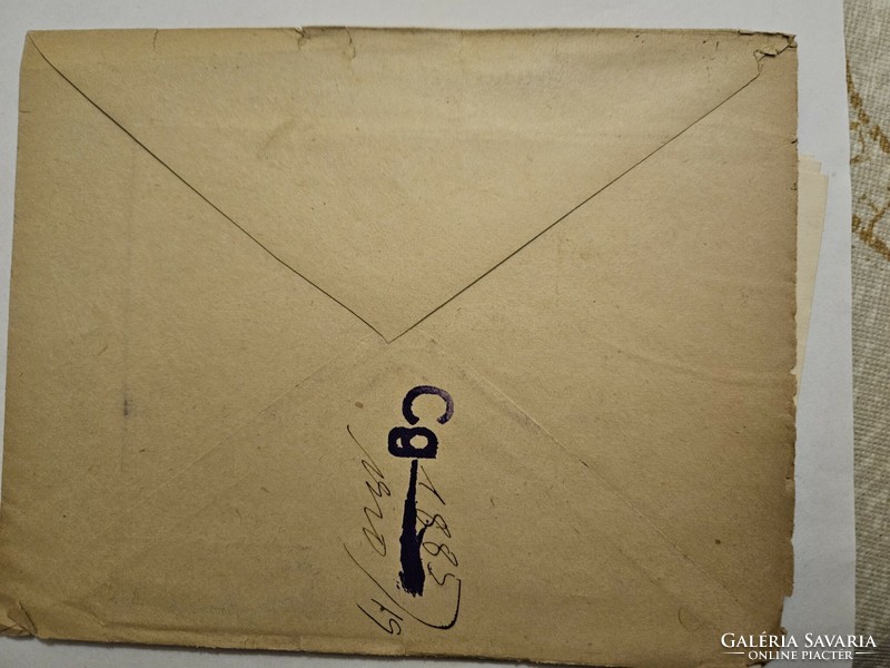 1919 registered letter Budapest