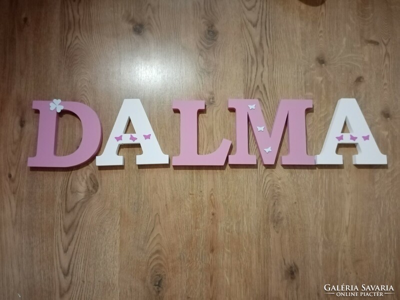 Decorative letter, baby letter, name, decoration, baby room, children's room,name plate, door name