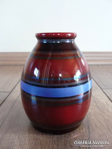 Modern zsolnay eosin glazed vase