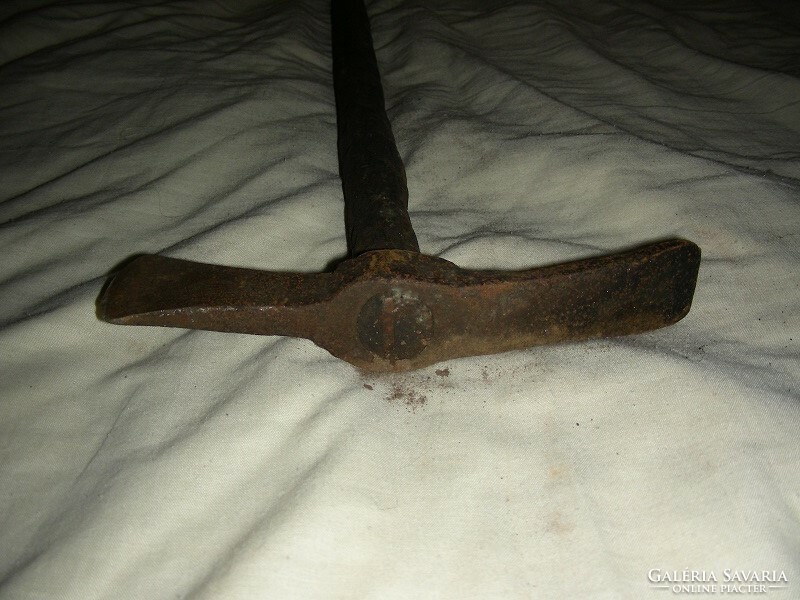 Wrought iron fire axe