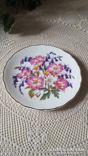 Royal Albert „Woodland Roses” limitált kiadású falidísz,tányér