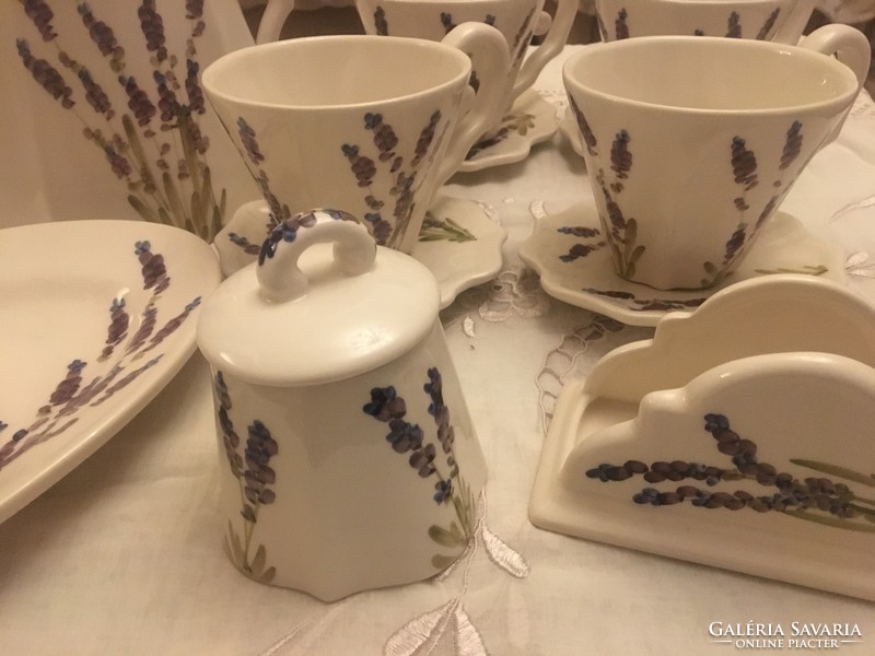Tea set, lavender