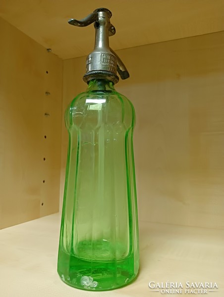 Uranium green soda bottle