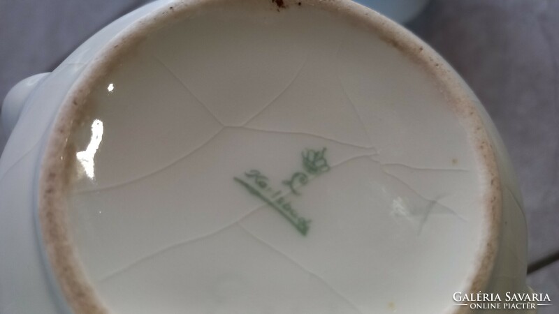 Karlsbad porcelain tea cup, 2 pieces, about 60 years old