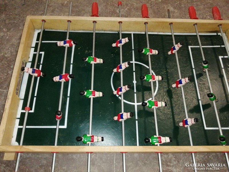 Retro 1970s table football soccer game 80 x 48 cm according to the pictures