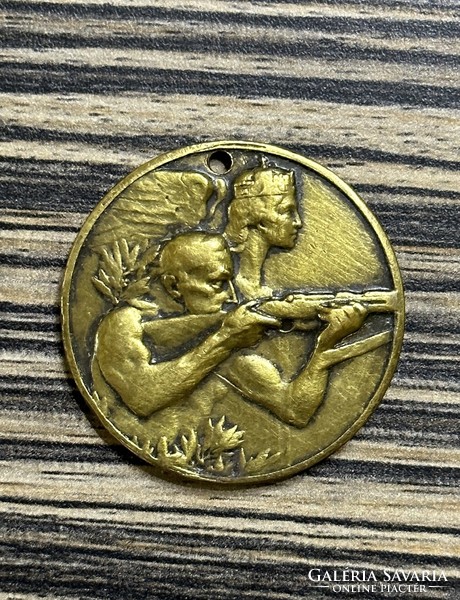 Levente miniature rifle medal 1933