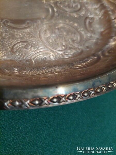 Antique silver-plated small bowl