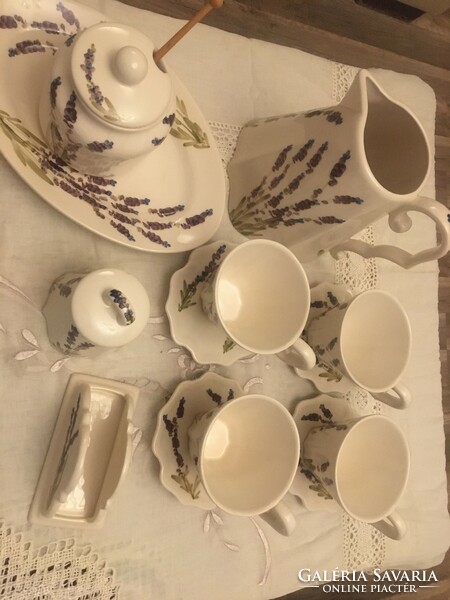 Tea set, lavender