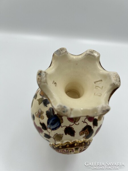 Antique openwork fischer vase