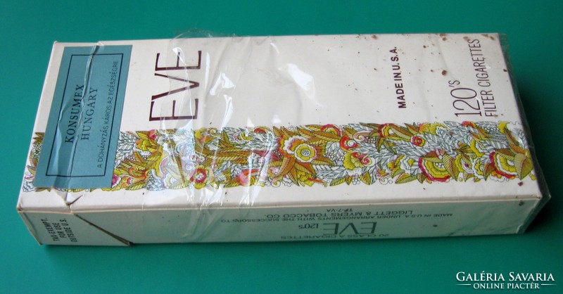 Retro - eve - konsumex - empty cigarette box