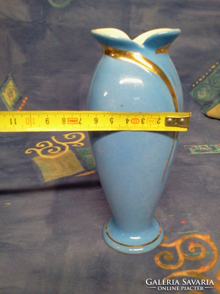 Vase fs marking blue-gold