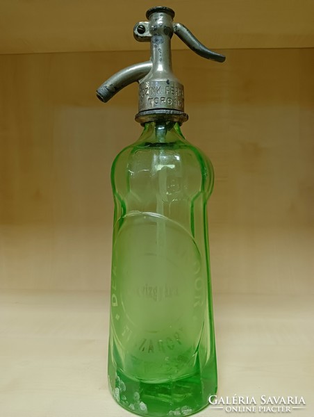 Uranium green soda bottle