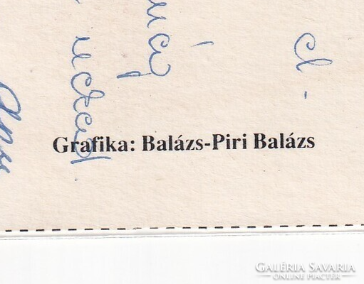 T:05 Santa Claus postcard Balázs-Piri Balázs: humorous postcard