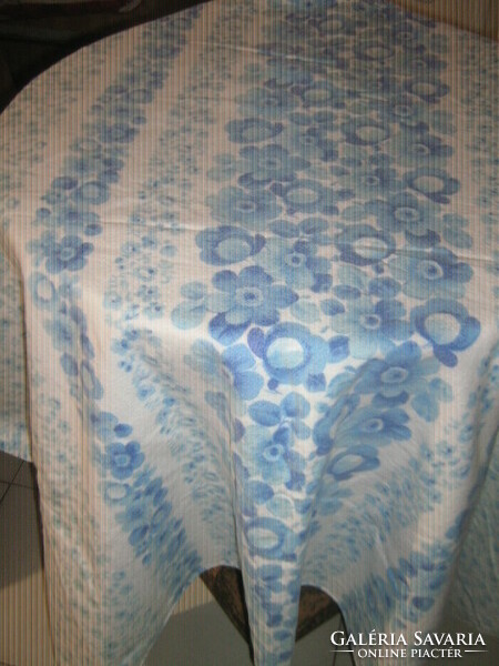 Beautiful blue floral fluffy sheet