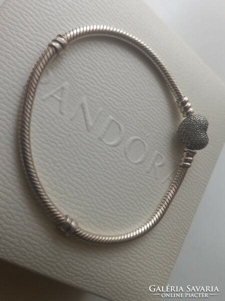 Pandora moments women's silver bracelet (18cm)