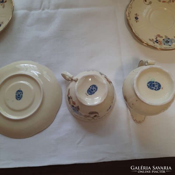 6 Personal Zsolnay tea set with a rare pattern