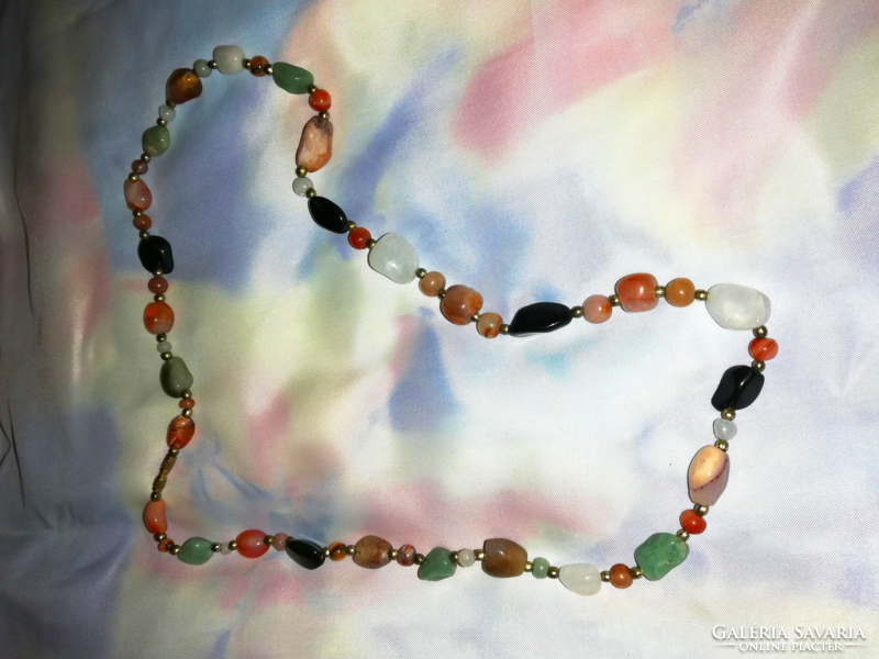 Necklace made of gemstones from the sixties 50.