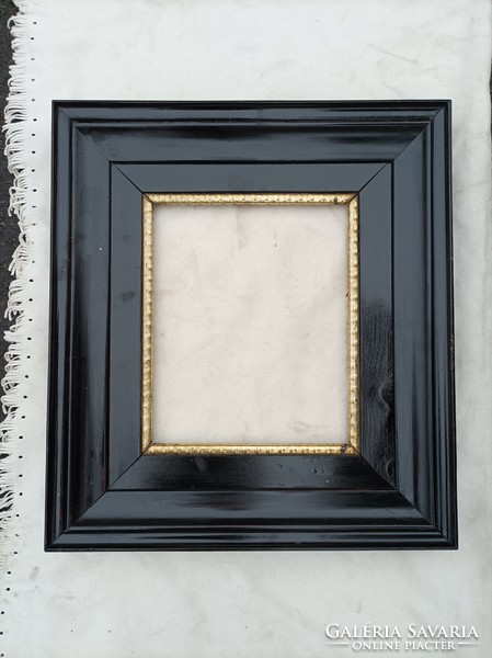Antique black frame, picture frame