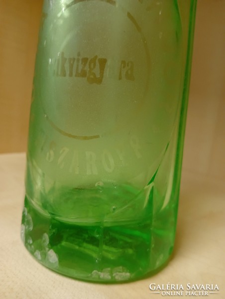 Uranium green soda bottle